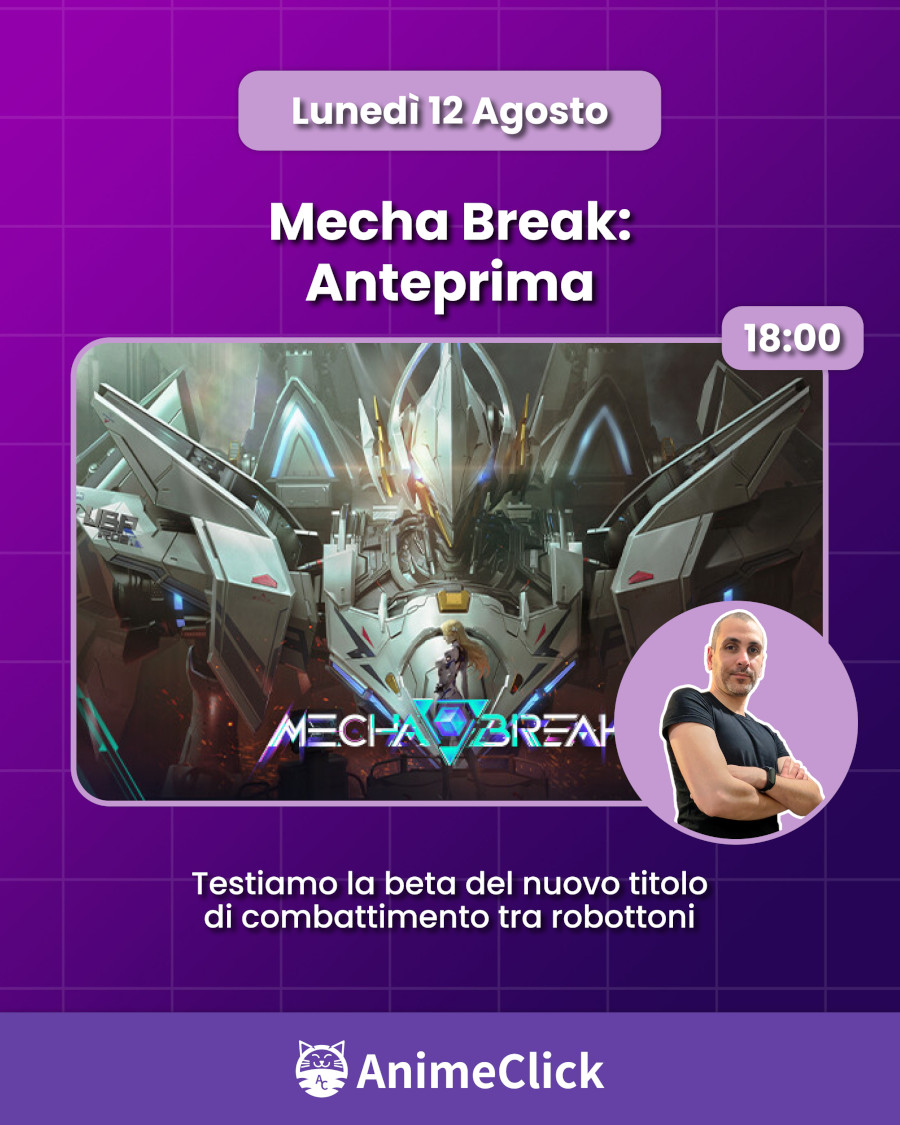 AnimeClick su Twitch: programma dal 12 al 18 agosto AnimeClick su Twitch: programma dal 12 al 18 agosto